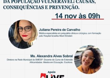 SAÚDE MENTAL DA POPULAÇÃO NEGRA E DA POPULAÇÃO VULNERÁVEL: CAUSAS, CONSEQUÊNCIAS E PREVENÇÃO.