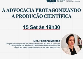 A ADVOCACIA PROTAGONIZANDO A PRODUÇÃO CIENTÍFICA